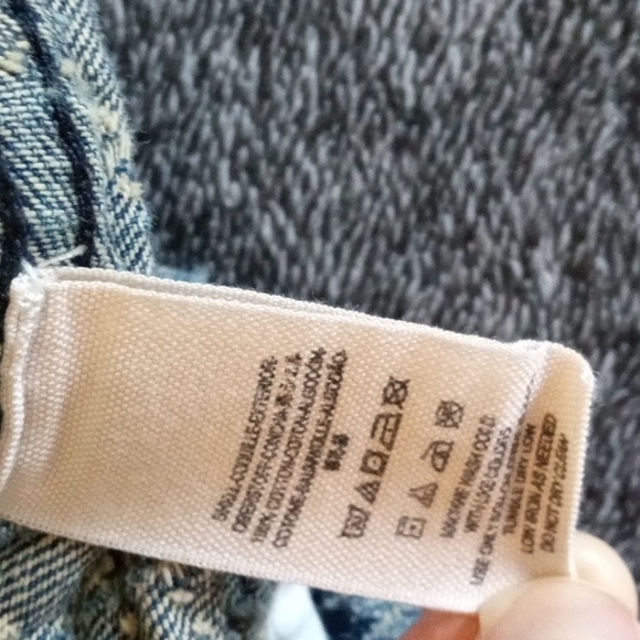 Free People punched chevron moto jacket Chevy Blue - Picture 5 of 10